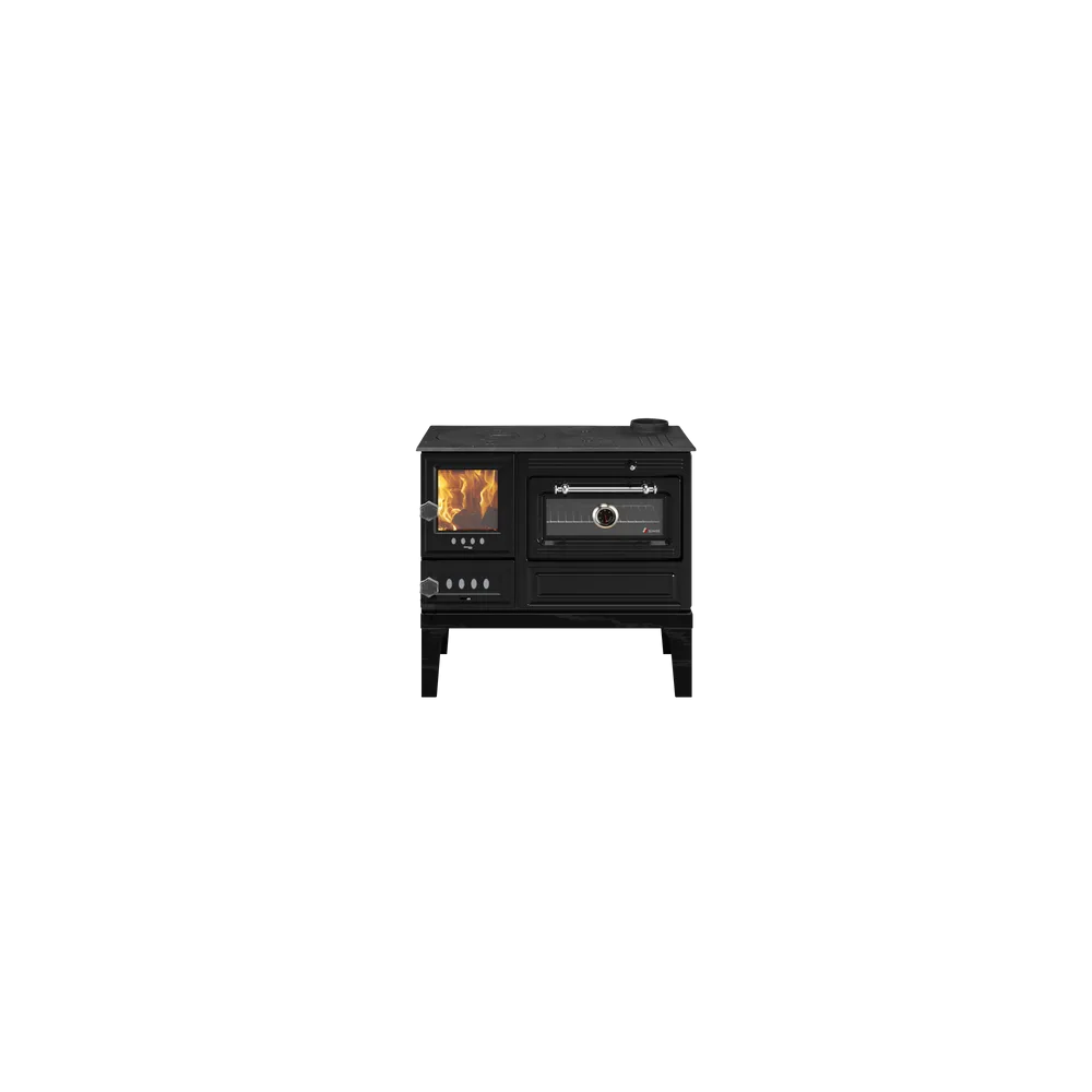 Hunor 6020-U  sparhelt, fekete 9 kW (jobbos)