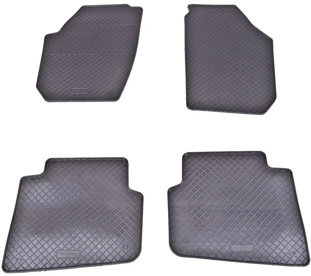 ACI ŠKODA ROOMSTER 06-10 rubber mats black DESIGN (set of 4)