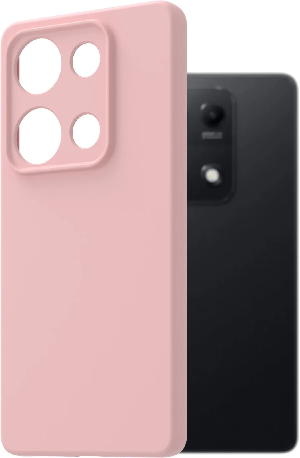 AlzaGuard Matte TPU Xiaomi Redmi Note 14S rózsaszín tok