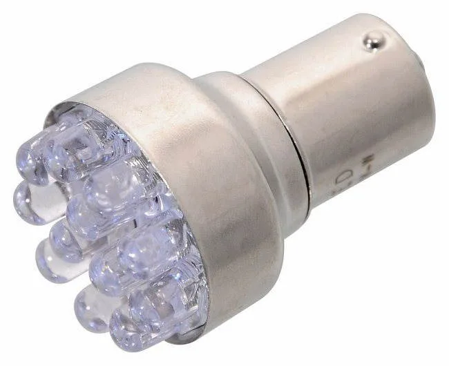 COMPASS 12 LED 12V Ba15s narancssárga