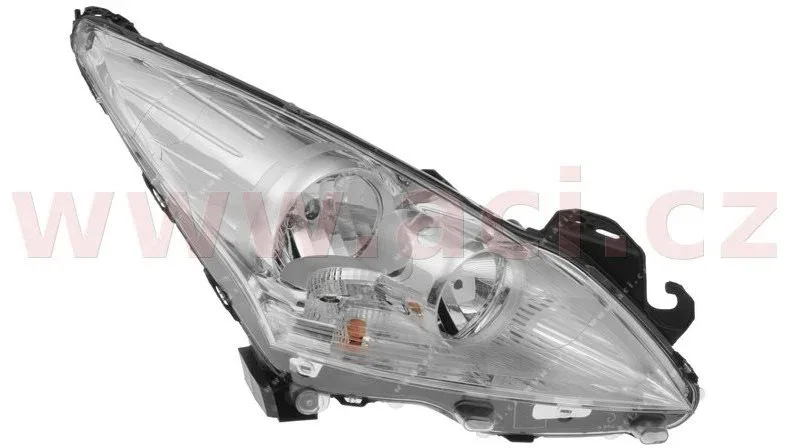 ACI PEUGEOT 5008 9/09-13 Jobb első fényszóró, H7+H7, nappali menetfénnyel (elektromos vezérlés + motor, nem hibridhez)