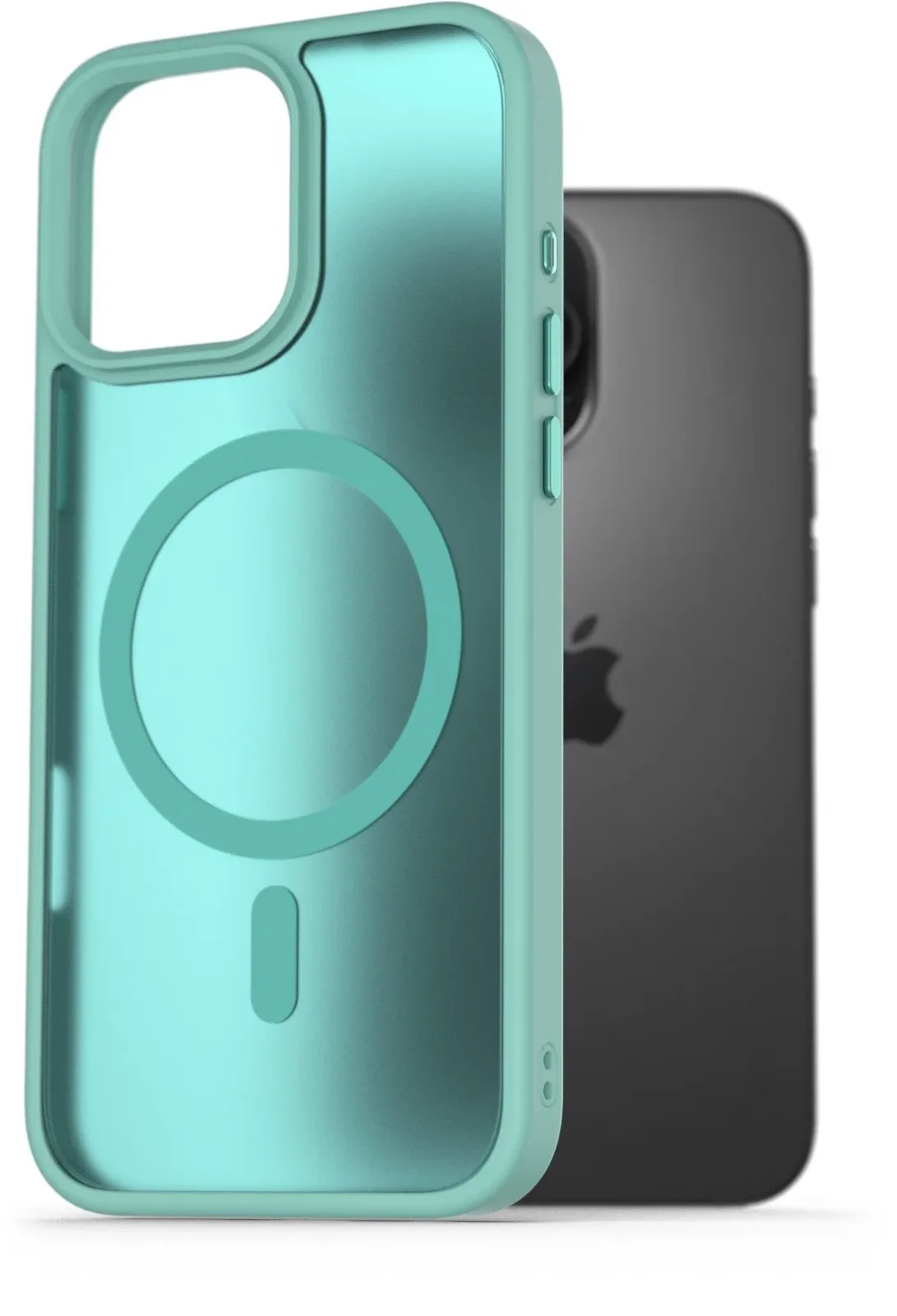 AlzaGuard Matte Case iPhone 16 Pro Max Magsafe kékeszöld tok