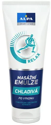 ALPA RELAX Hűtő hatású Masszázs gél 210 ml