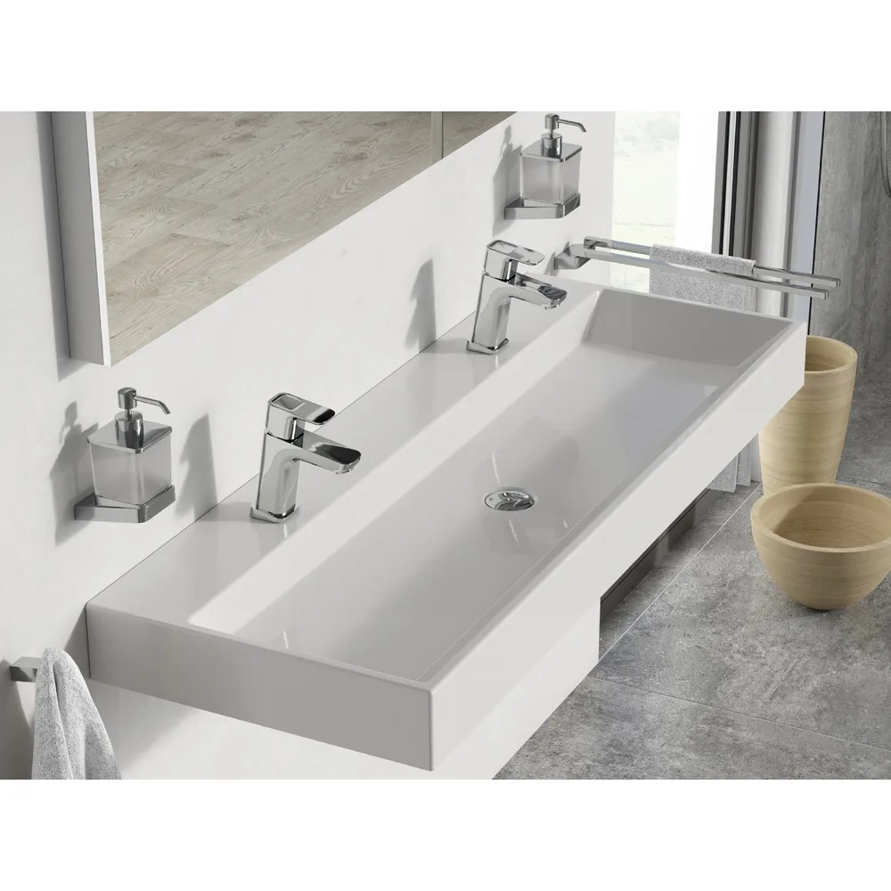 RAVAK XJO01212000 Natural Duo 120 duplamosdó fehér, nyílással