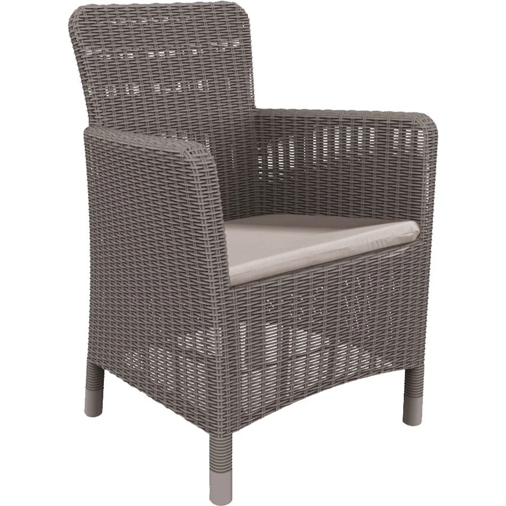 Keter Trenton Dining polyrattan kerti szék - cappuccino