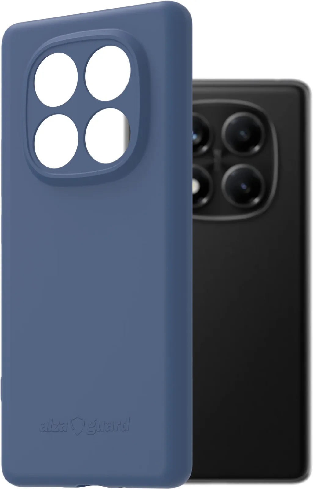 AlzaGuard Matte Case Xiaomi Redmi Note 14 Pro kék TPU tok