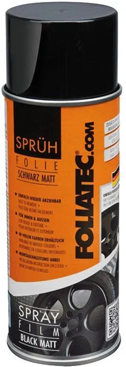 FOLIATEC - spray -fekete matt 400 ml