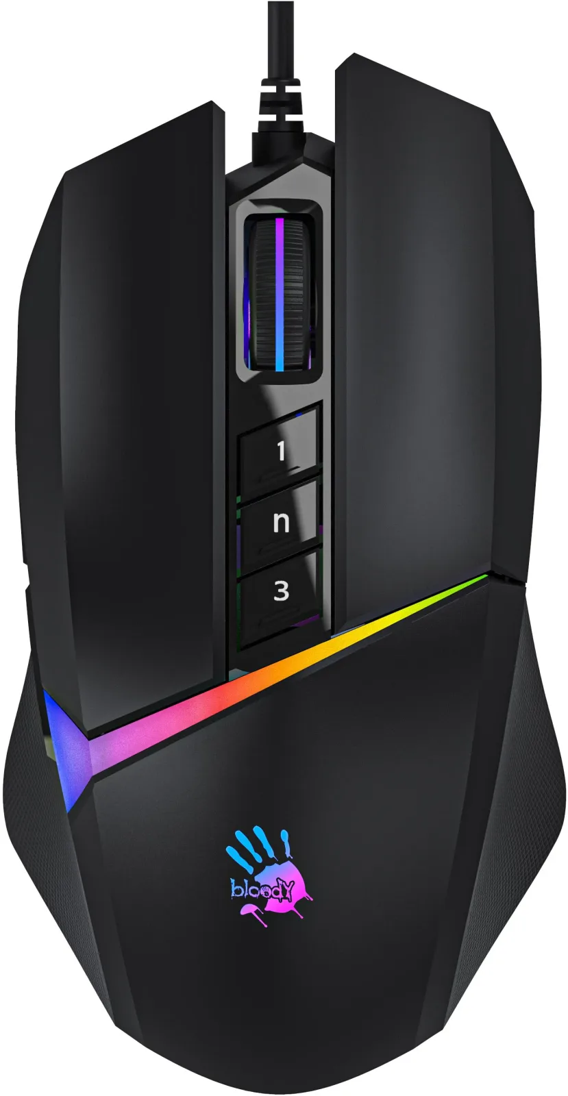 A4tech BLOODY W60MAX, játékegér, USB, CORE 3