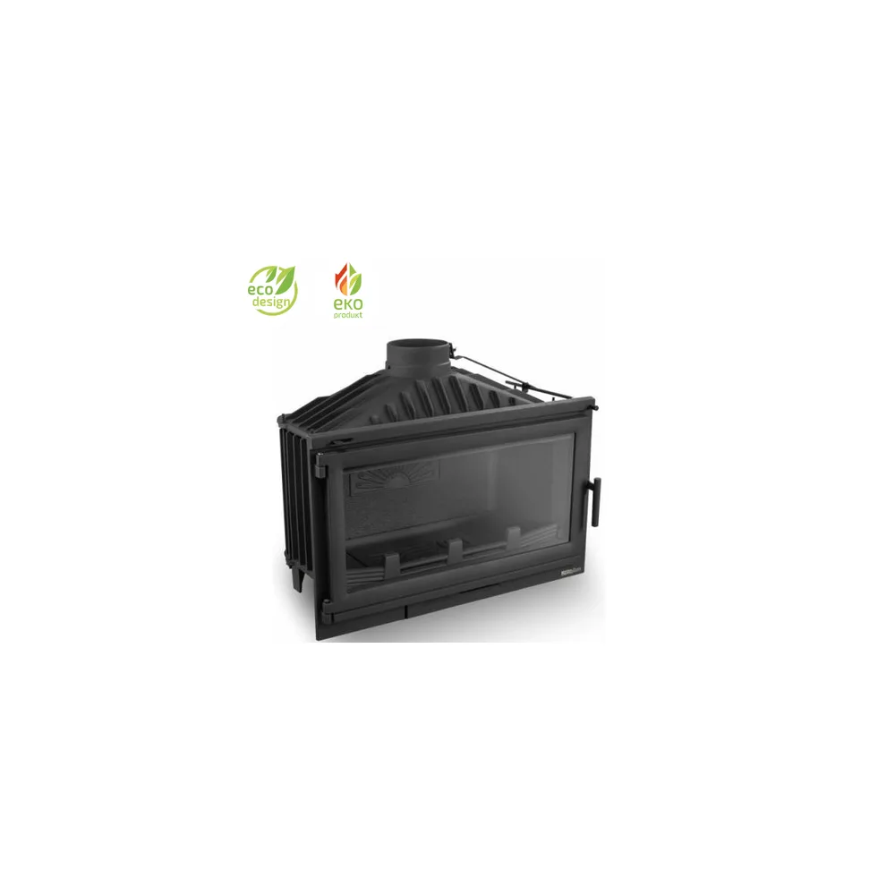 Nordflam Bergamo Beépíthető kandallóbetét 90cm-es, 16kW-os