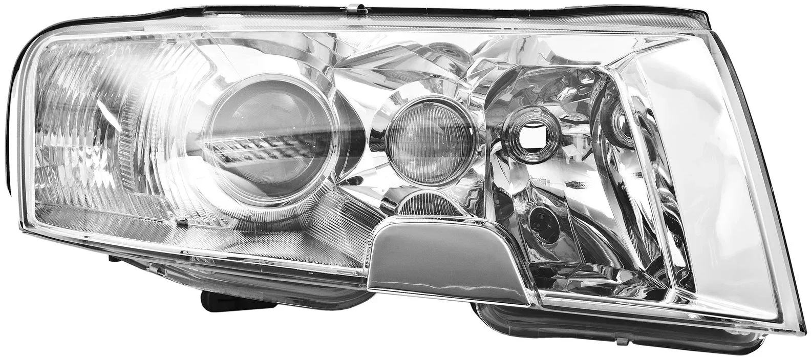 ACI ŠKODA SUPERB 01-08 első lámpa H7+H3+H3 (elektromos működtetésű + motor) P