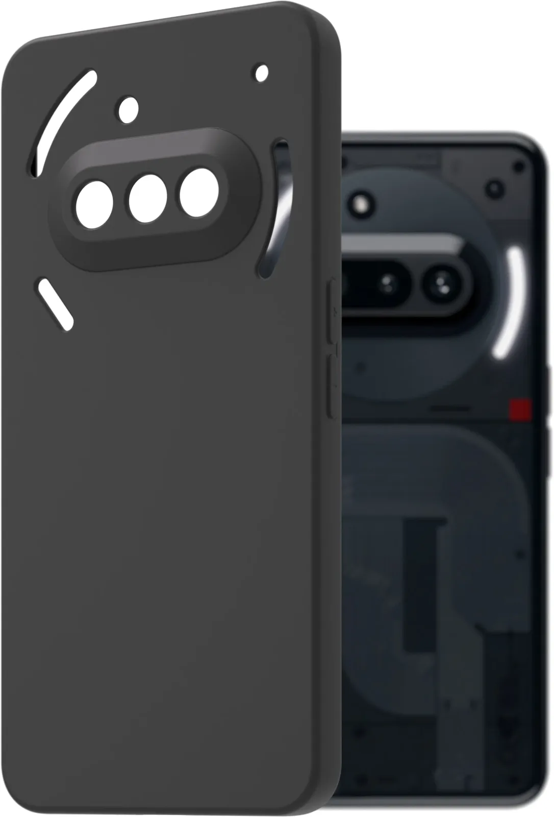 AlzaGuard Matte TPU Nothing Phone (3a) fekete tok