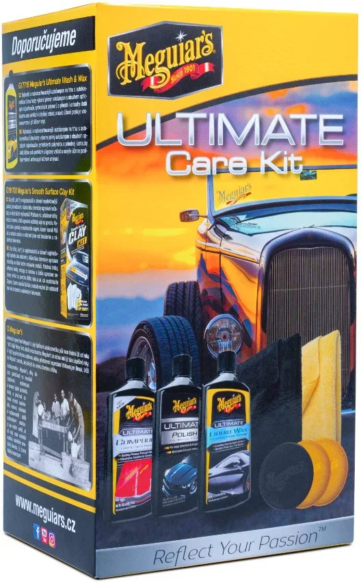 A Meguiar´s Ultimate Care Kit - teljes készlet a fényezés felújításához, polírozásához és védelméhez