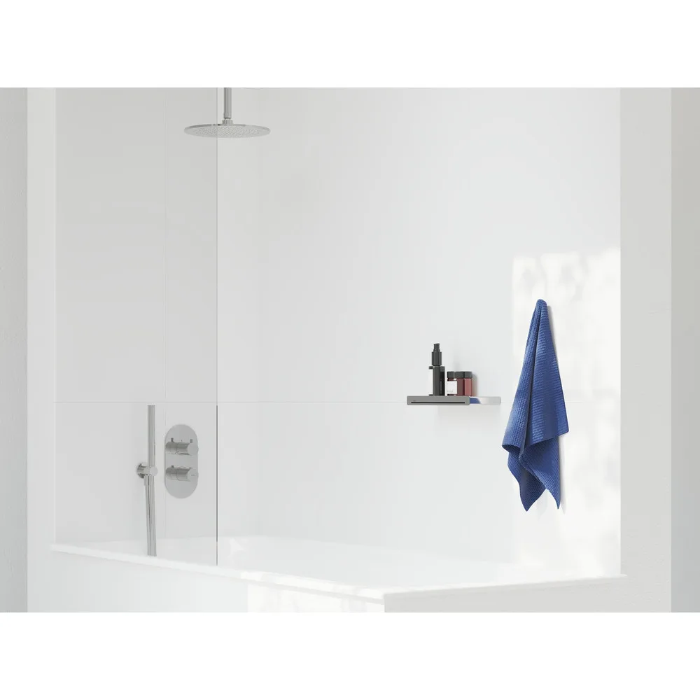 RAVAK X070209 Espirit termosztátos falba süllyesztett csaptelep, háromutas, belső egység nélkül ES 067.00CR.O3.RB07C, króm