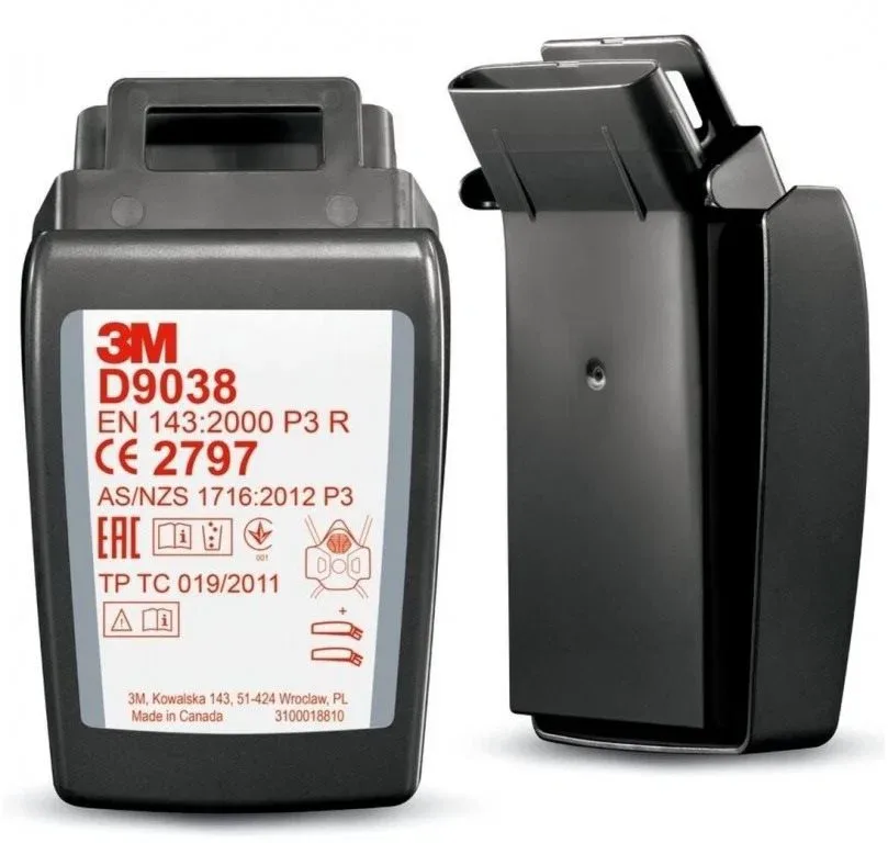 3M D9038 Secure Click P3 R részecskeszűrő - 2 db-os csomag