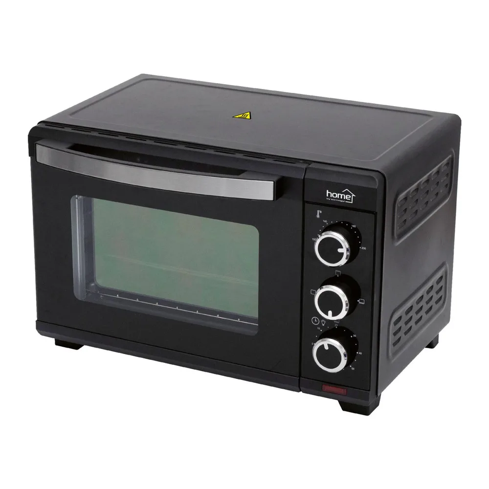 HOME HGMS19 mini sütő, 1280 W, max. 230 °C, 19 literes, időzítő, hőszigetelt burkolat, üveg ajtó