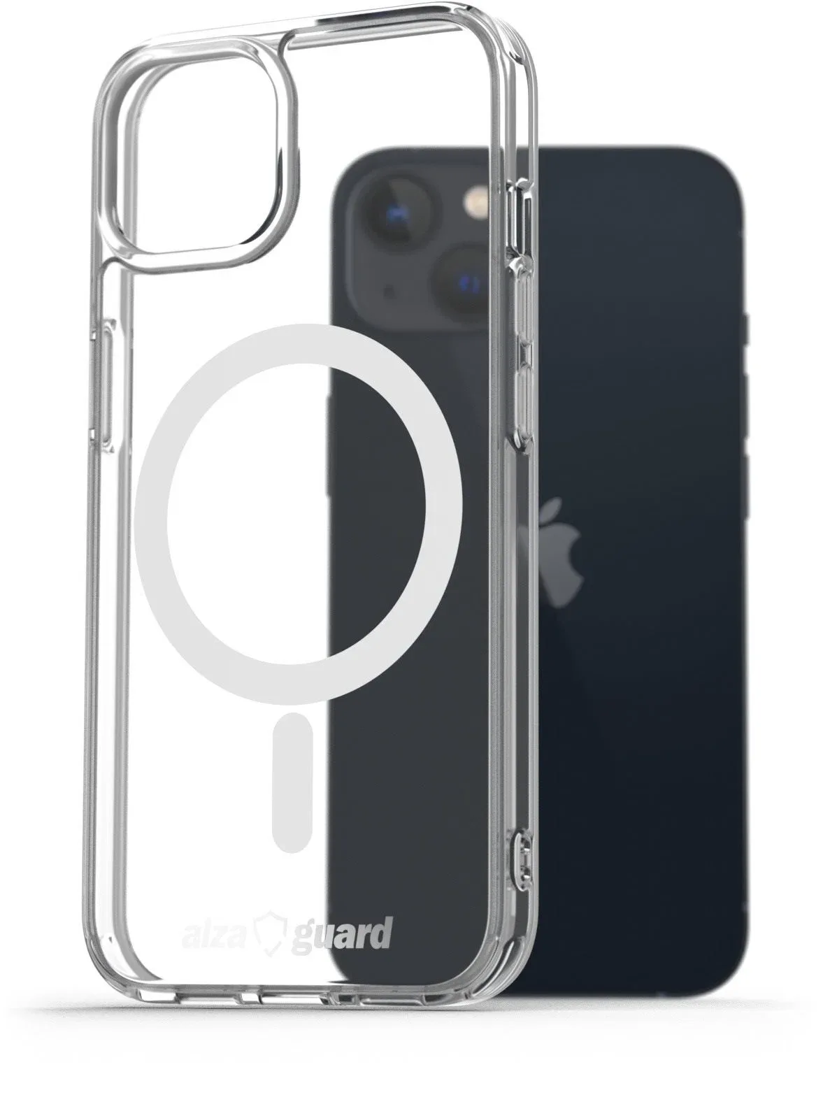 AlzaGuard Crystal Clear TPU Case Compatible with Magsafe iPhone 13 tok