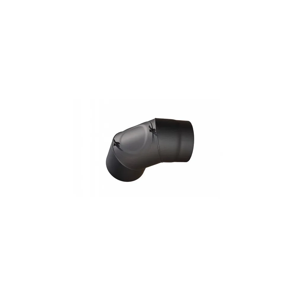 Füstcső könyök tisztító nyílással 160 mm (2,0 mm)