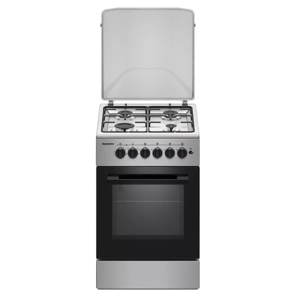 Hausmeister HM5020ML HŐLÉGKEVERÉSES INOX KOMBINÁLT TŰZHELY LEMEZTETŐVEL