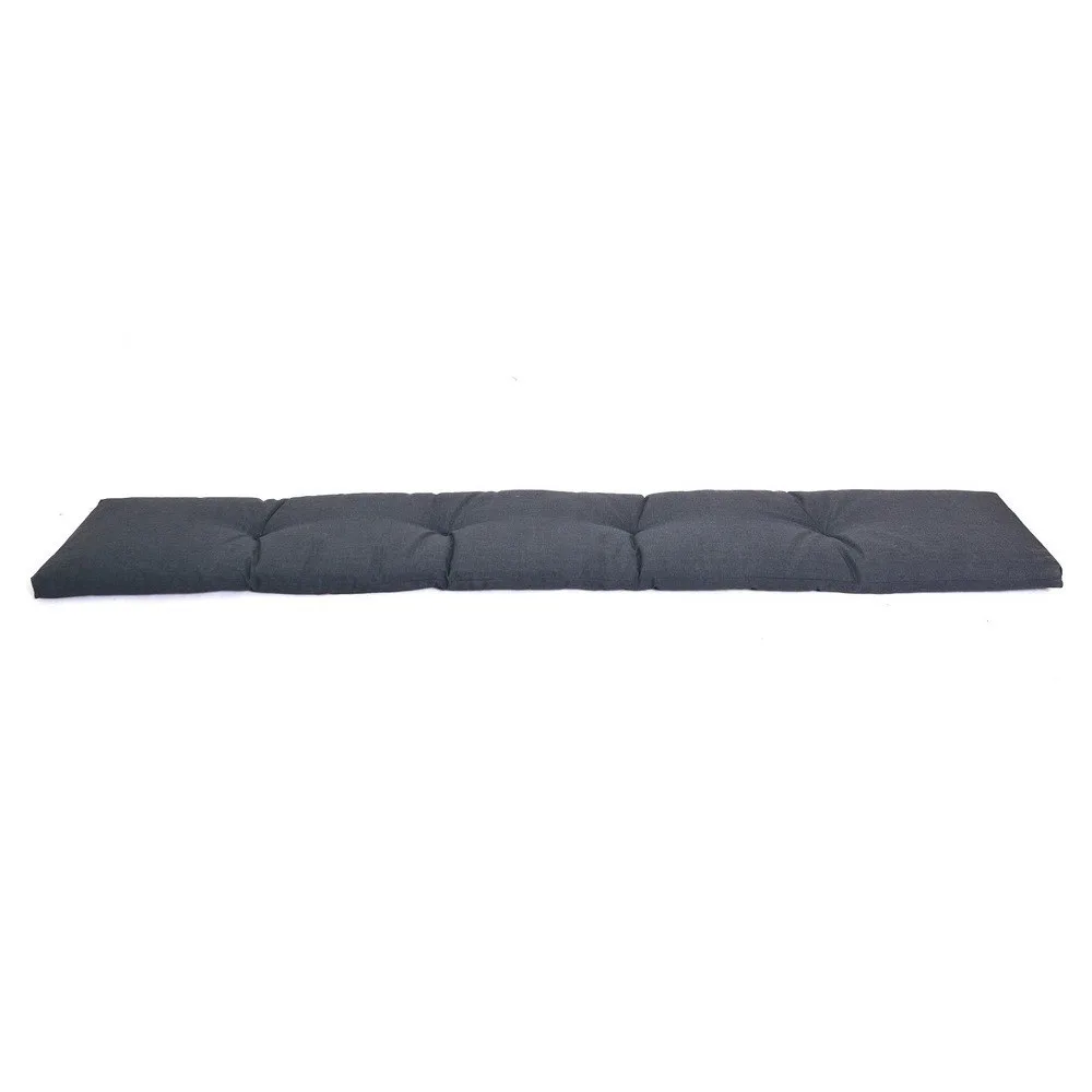 Rojaplast ülőpárna kültéri-beltéri padra 182x28 cm - sötétszürke