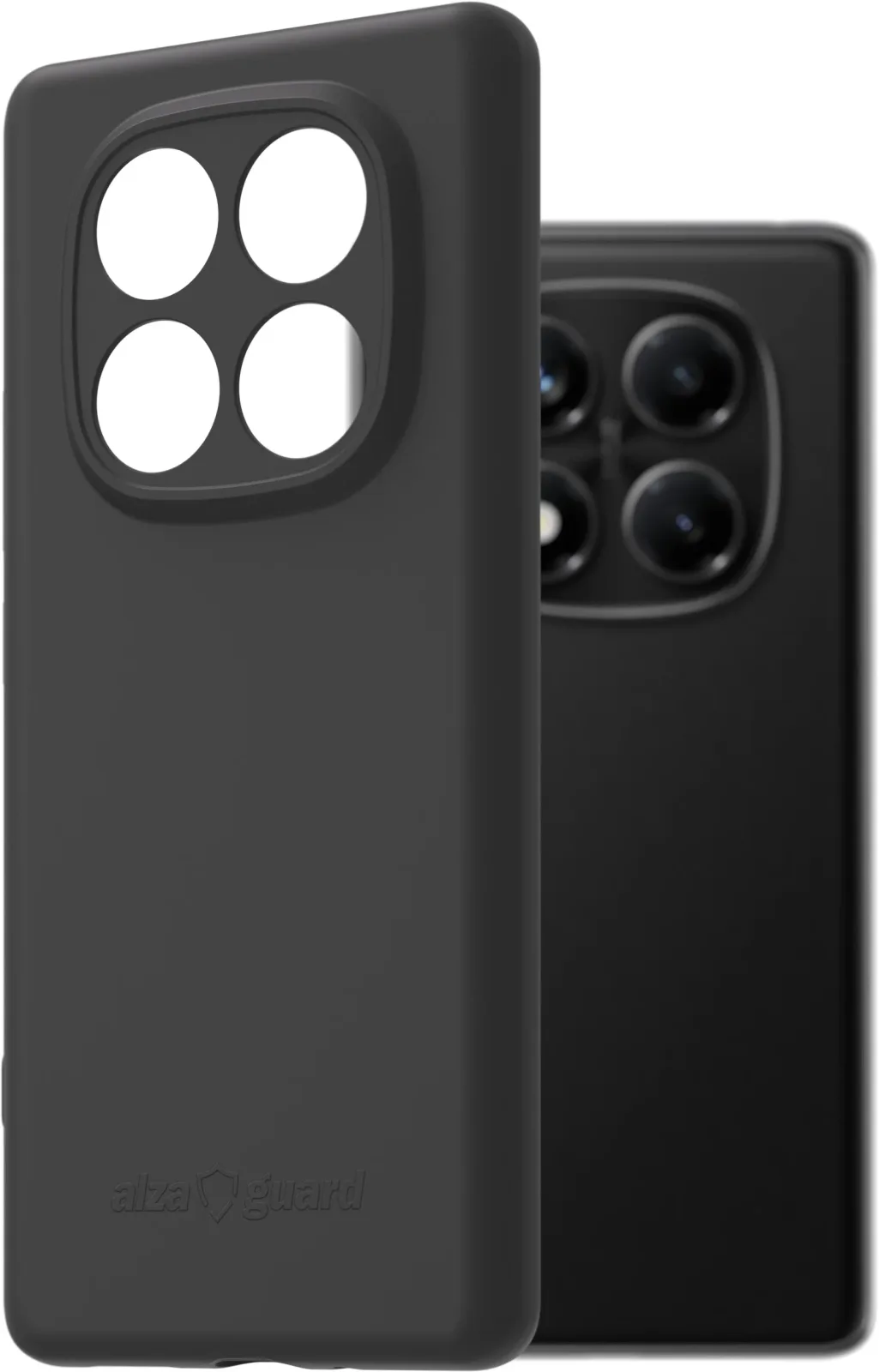 AlzaGuard Matte Case Xiaomi Redmi Note 14 Pro fekete TPU tok