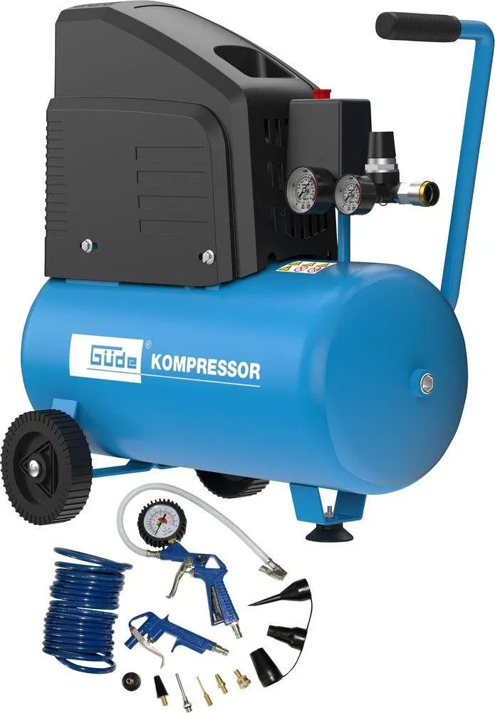 GÜDE kompresszor 220/8/24, 13 részes készlet