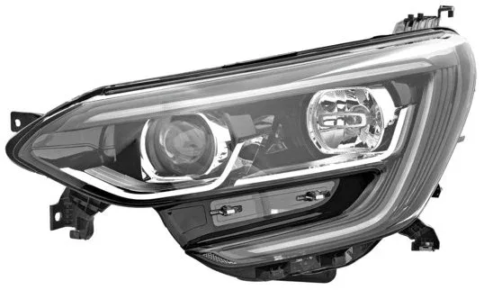 VALEO RENAULT Mégane 16- Bal első fényszóró, H7+H7+LED, nappali menetfény (gyári beszállítói)