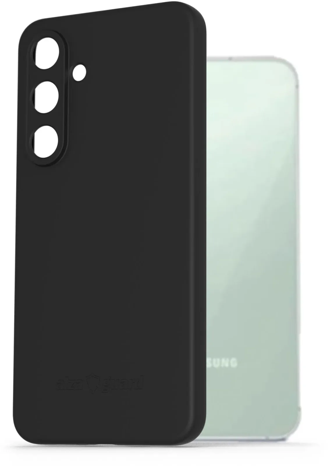 AlzaGuard Samsung Galaxy S24 FE fekete matt TPU tok
