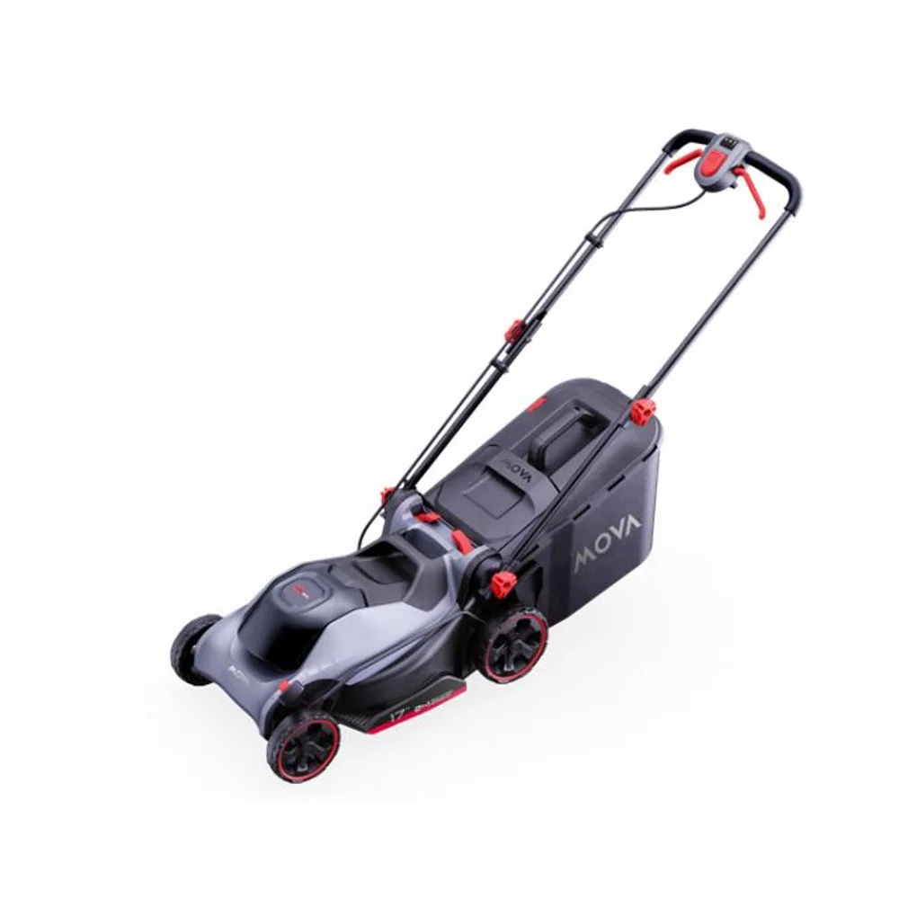MOVA 40V Brushless 38cm akkumulátoros fűnyíró szett (2 x 4Ah akkumulátor & 6A Dual-port töltő) / GL415