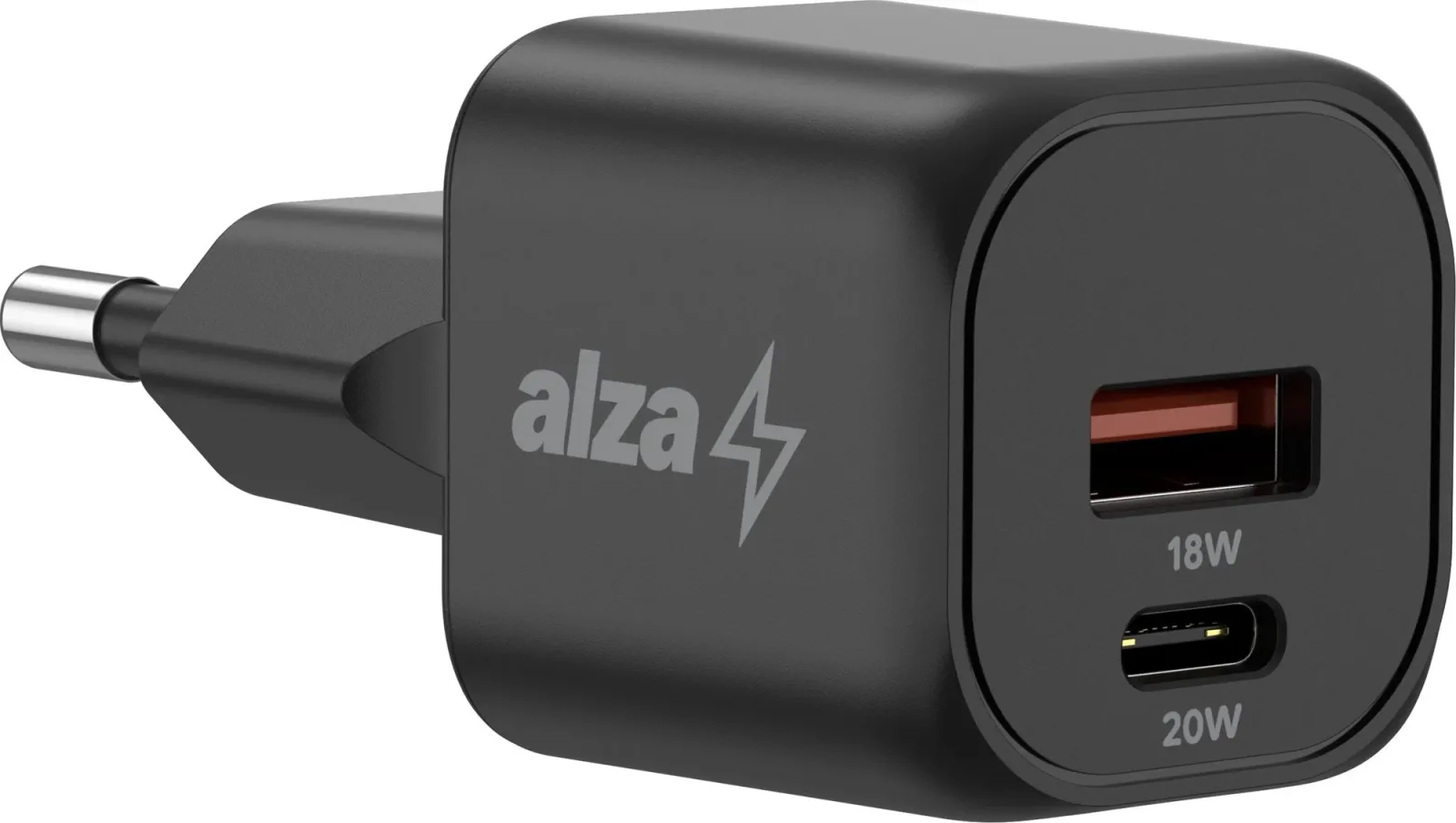 AlzaPower G351CA Fast Charge 20W fekete