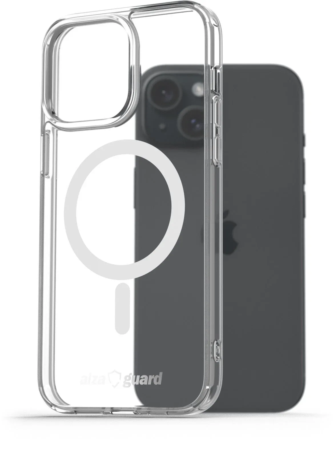 AlzaGuard Crystal Clear TPU Case Compatible with Magsafe iPhone 15 tok