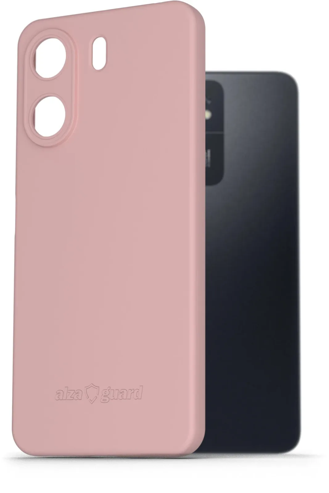 AlzaGuard Matte Xiaomi Redmi 13C rózsaszín TPU tok