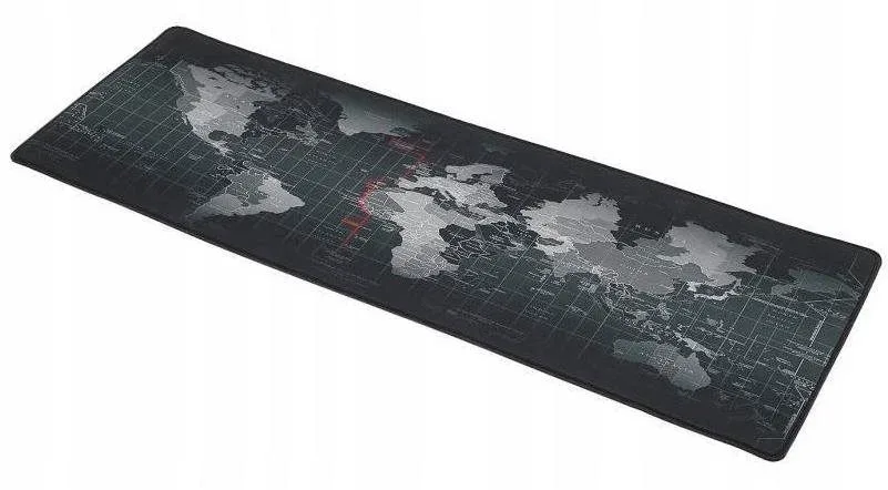 ALUM Egérpad - Világtérkép, 88×33 cm