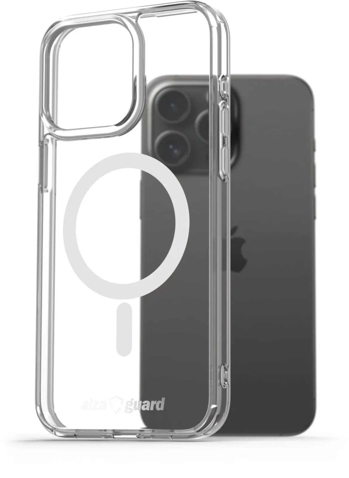 AlzaGuard Crystal Clear TPU Case Compatible with Magsafe iPhone 15 Pro Max tok