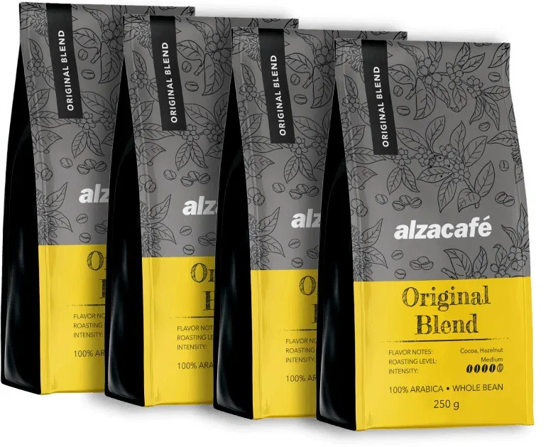 AlzaCafé, szemes, 4 × 250g