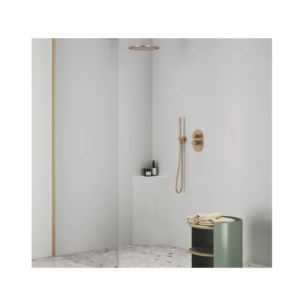 RAVAK X070362 Espirit falba süllyesztett csaptelep, kétutas, belső egység nélkül ES 065.60RGB.O2.RB07E, rose gold