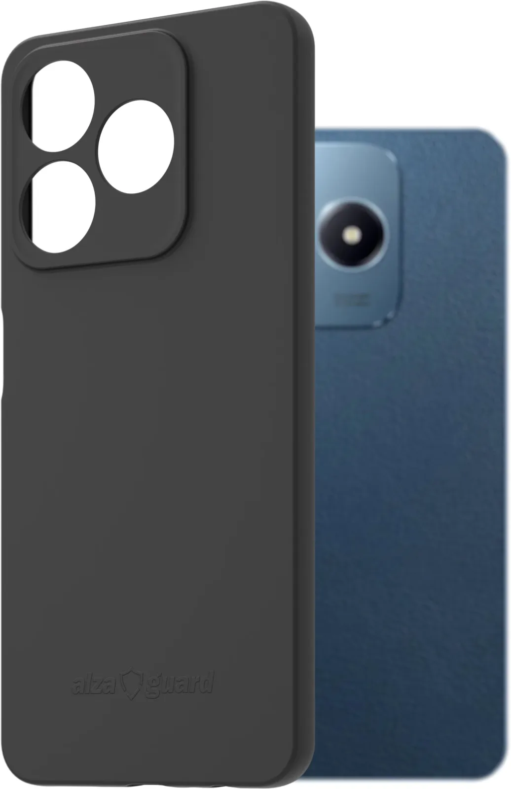 AlzaGuard Matte TPU Case Realme C63 4G fekete tok