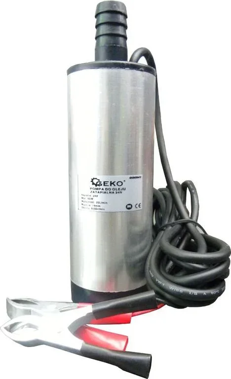GEKO Mini dízel üzemanyag szivattyú, 24 V, 60 W, 25 l/perc