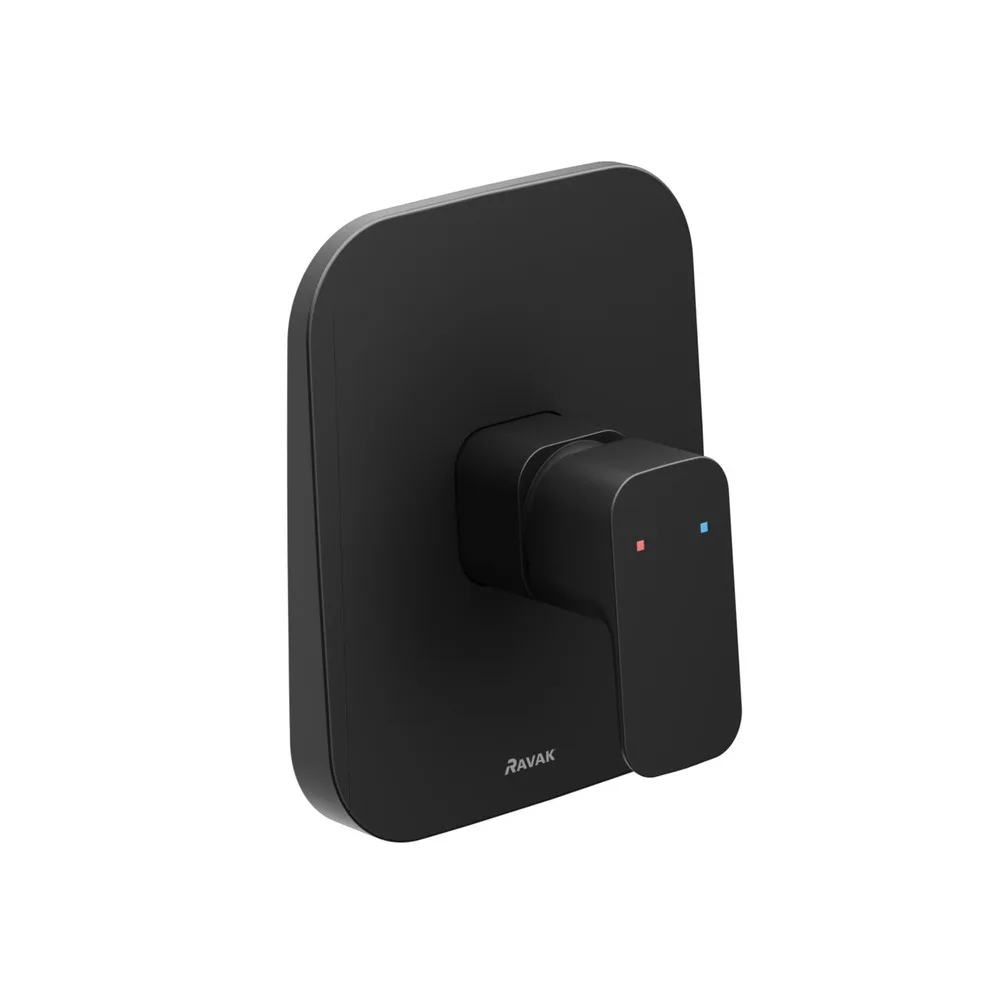 RAVAK X070159 10° Free fekete falba süllyesztett csaptelep váltó nélkül TD F 066.20BLM, matt fekete, R-boxhoz