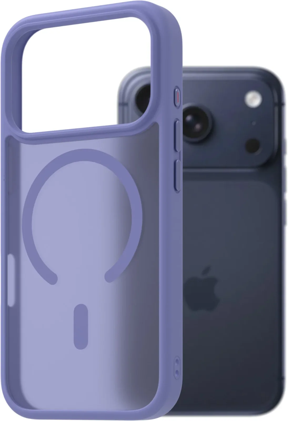 AlzaGuard Matte iPhone 17 Pro világoslila Magsafe tok