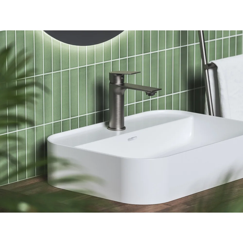 RAVAK X070652 Plan mosdócsaptelep 165 mm, lefolyó nélkül PN 014.20GB, grafit