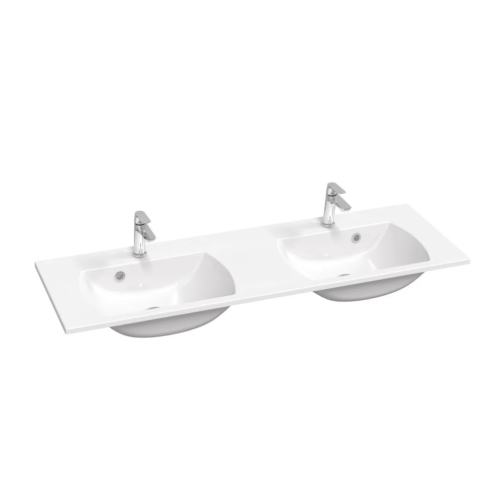 RAVAK XJX01113001 Classic Slim 130 duplamosdó fehér, furattal