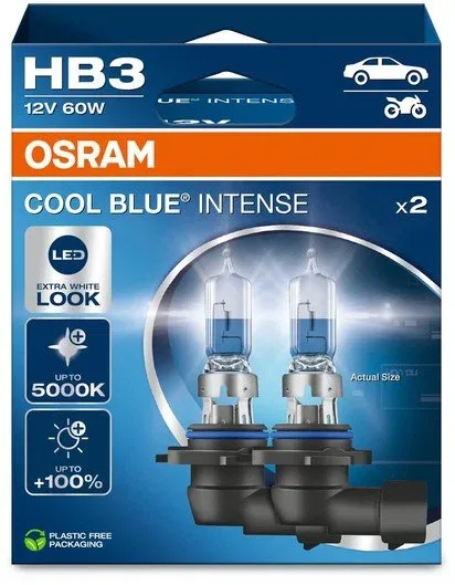 OSRAM HB3 Cool Blue Intense, 12V, 60W, P20d, Duobox