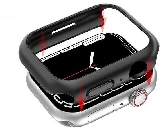 Ahastyle premium PC Matte pro Apple Watch7 black 41mm 2ks