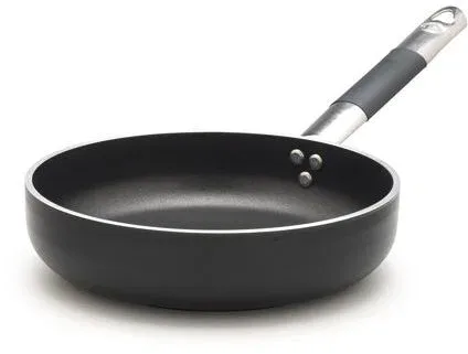 AGNELLI ALSC2111SSPIC24 Serpenyő, alumínium, 5 mm, 24 cm átmérőjű, fekete