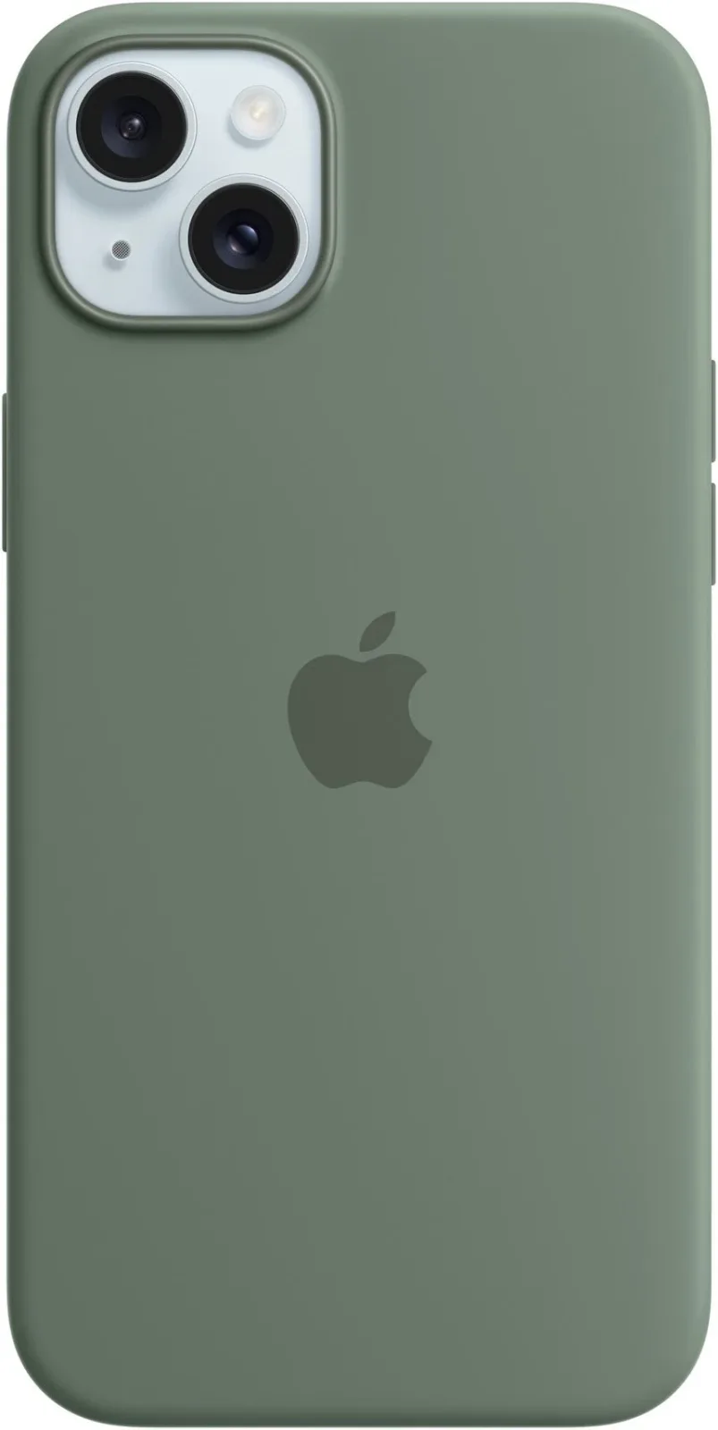 Apple iPhone 15 Plus MagSafe cipruszöld szilikon tok