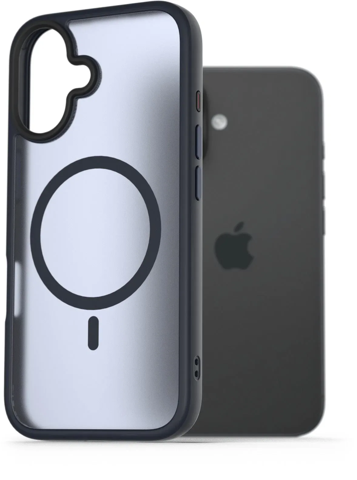 AlzaGuard Matte Case iPhone 16 Magsafe sötétkék tok