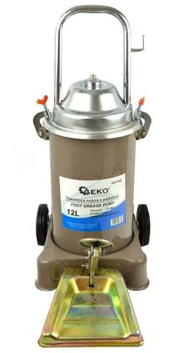 GEKO G01142 Lábpumpás zsírzógép, 12 l