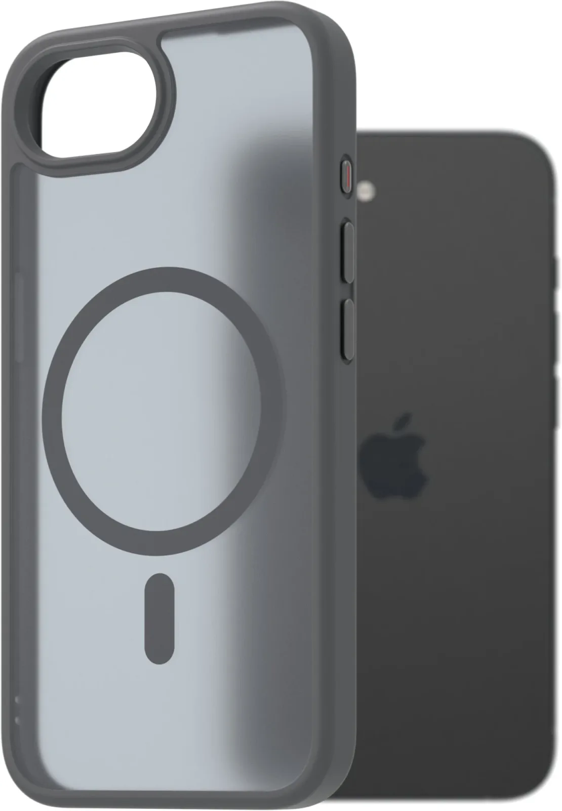 AlzaGuard Matte Case Compatible with Magsafe iPhone 16e szürke tok