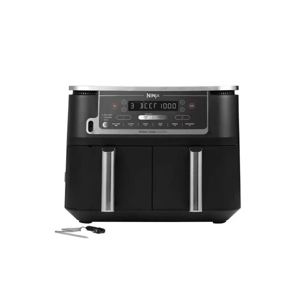 Ninja AF451EU Foodi MAX Dual Zone Airfryer 9.5L - Digitális maghőmérővel