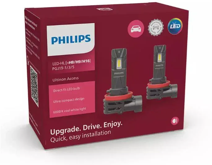 PHILIPS Ultinon Access 2500 H8, H9, H16, 12 V